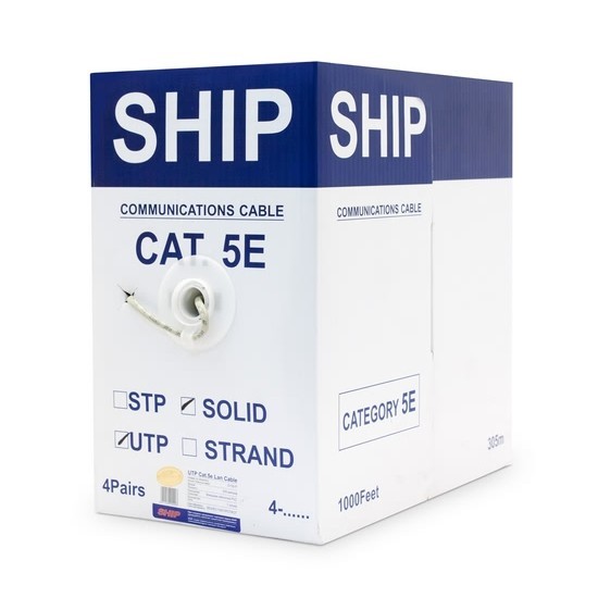 UTP indoor 4*2*0.50 cat.5e "SHIP", D135-P (305m)