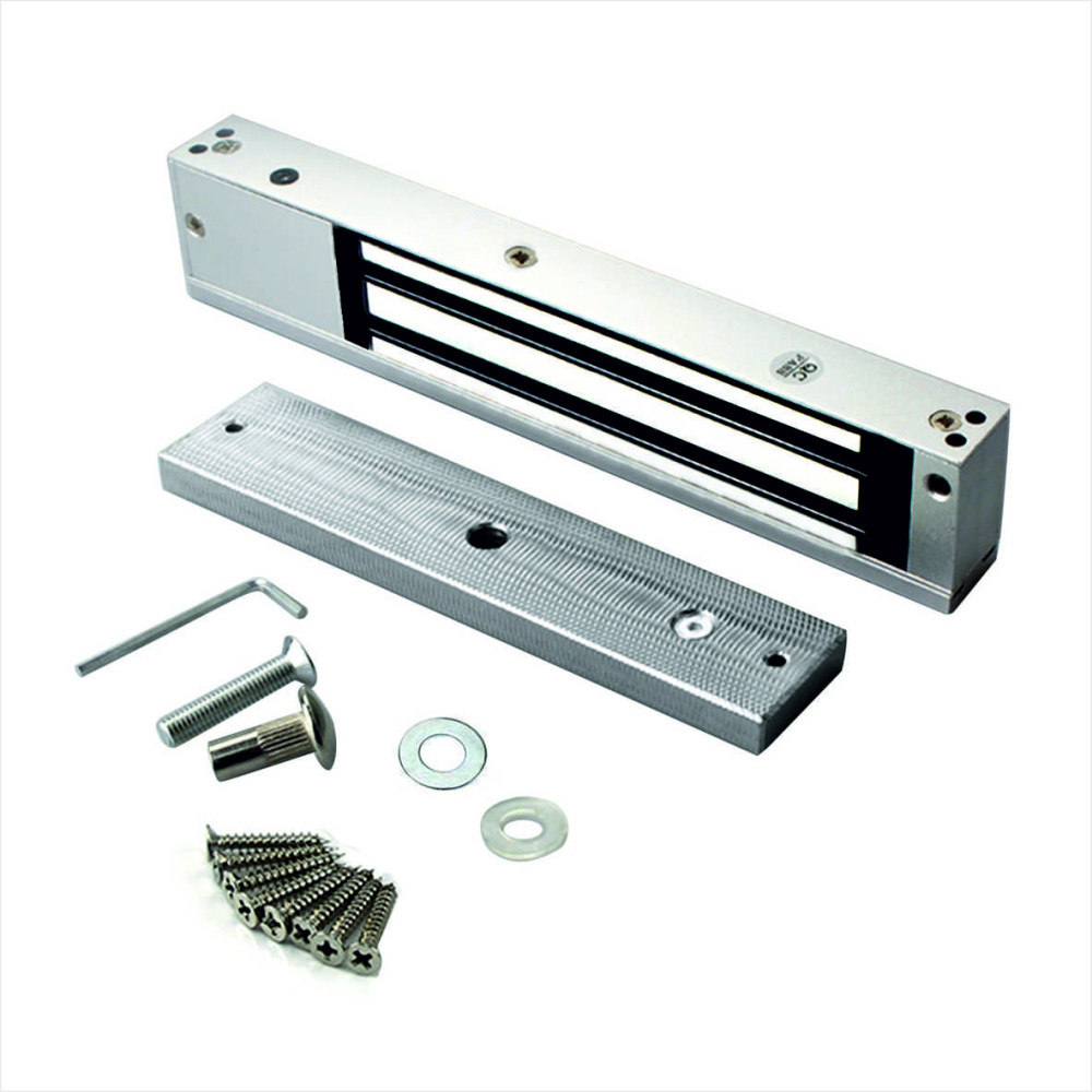 Накладной электромагнитный замок 12V 350 кг, "Sunqar" (model:MLN350S), (+уголок)