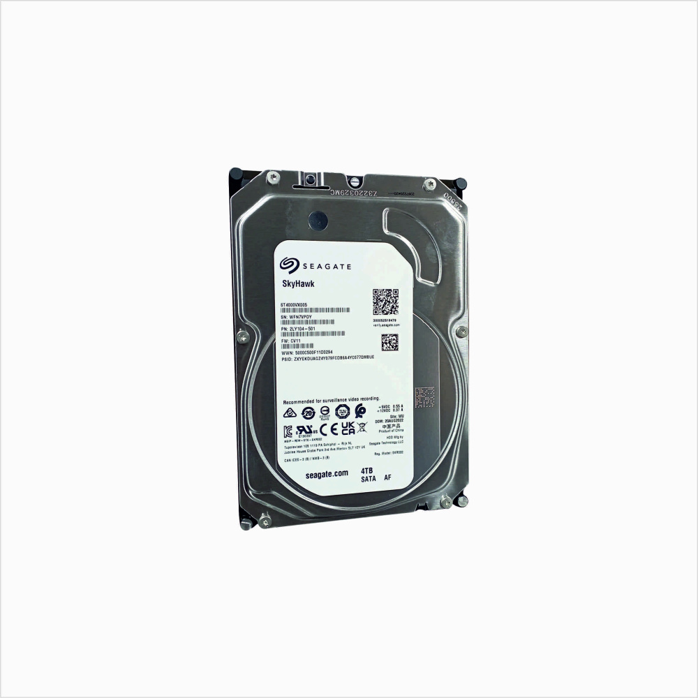 Жесткий диск HDD 4000 Gb Seagate SkyHawk, ST4000VX005, SATA-III, 3,5, 6Gb/s, 256Mb, 5400 RPM