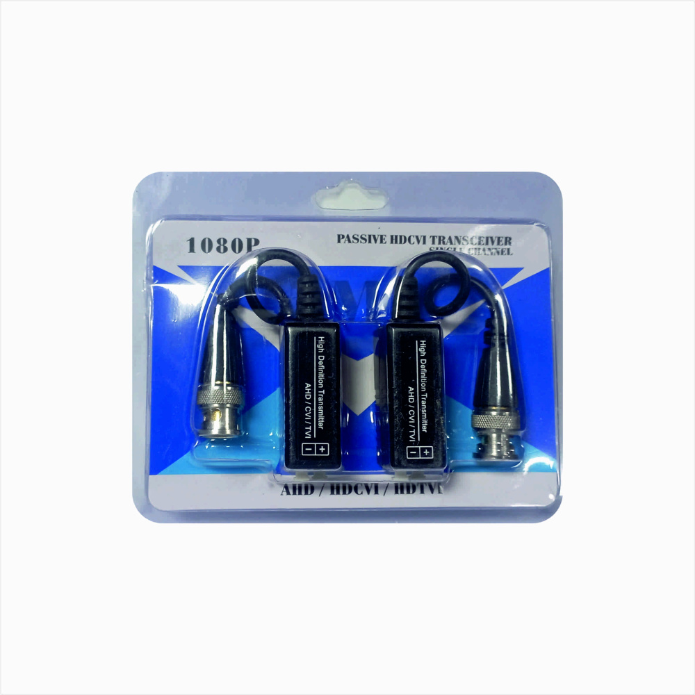 Пассивный приемо-передатчик (720p-1080p) AHD/HDCVI/HDTVI/CVBS до 300м