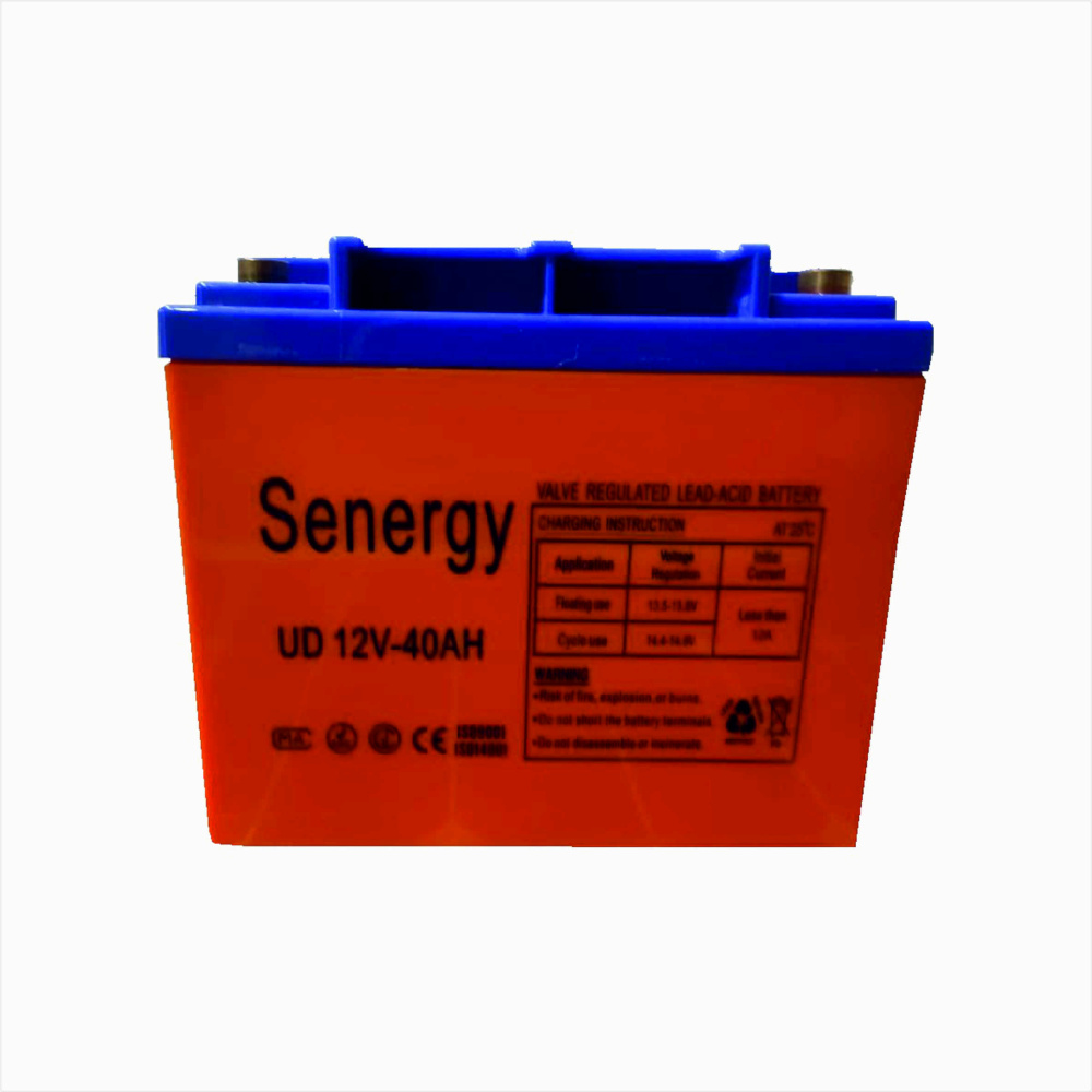 Аккумуляторная батарея, Senergy, UD 12V-40AH, 12V/40Ah