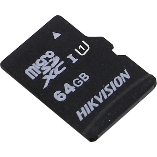 Карта памяти, Hikvision, HS-TF-C1/64G + adapter