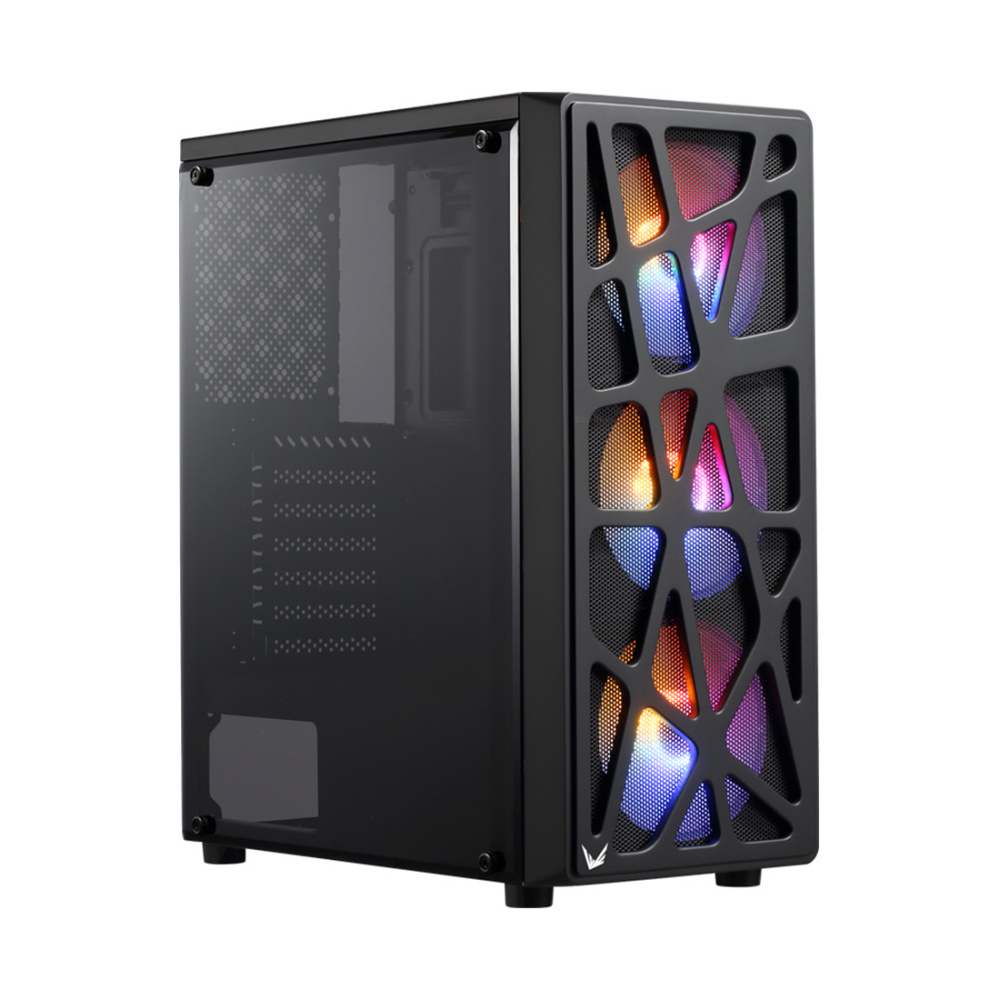 Компьютерный корпус, Formula V, Mana Black, ATX /Micro ATX/Mini-ITX, USB Type C/3.0/2.0, HD-Audio+Mi