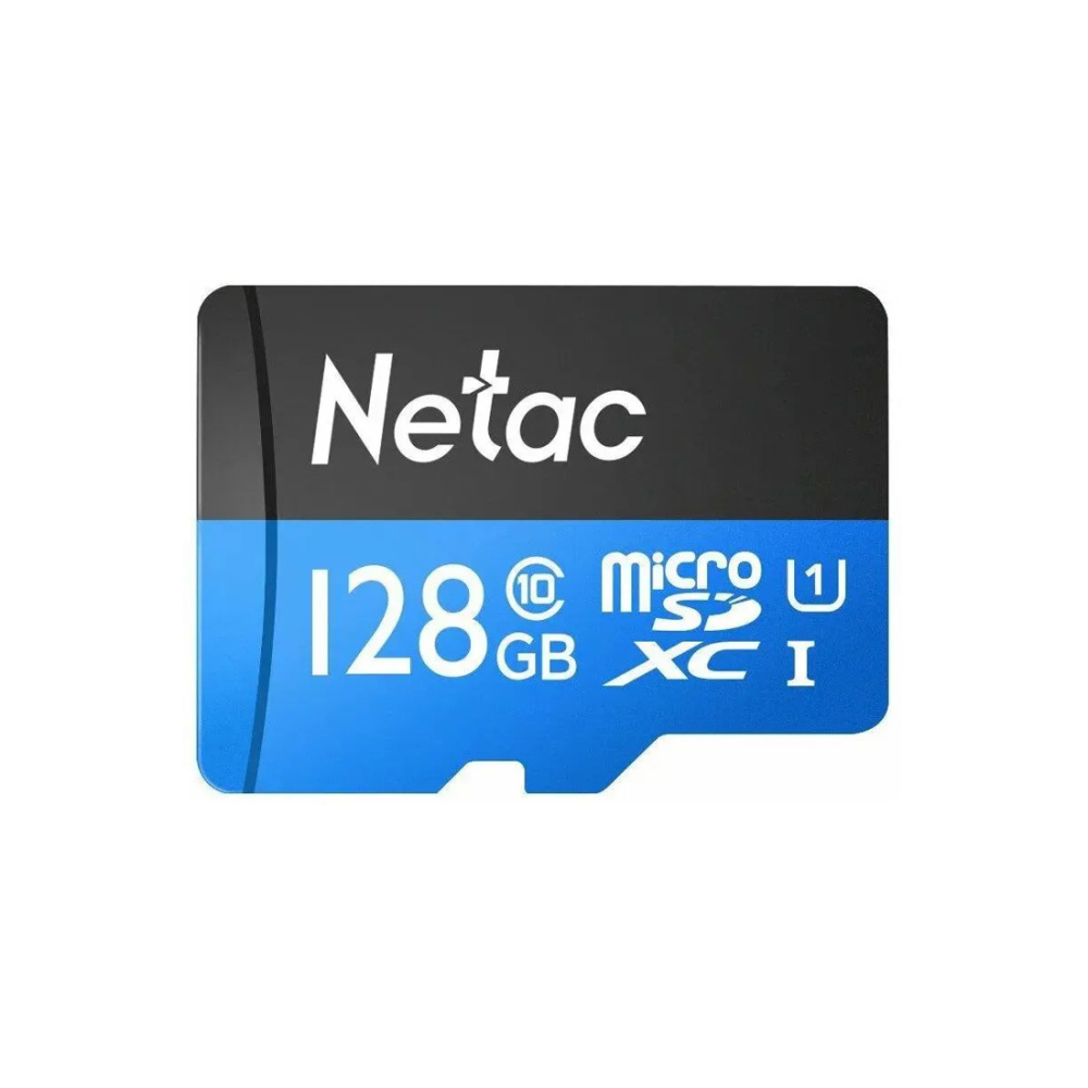 Карта памяти, Netac, NT02P500STN-128G-S, MicroSDXC 128GB