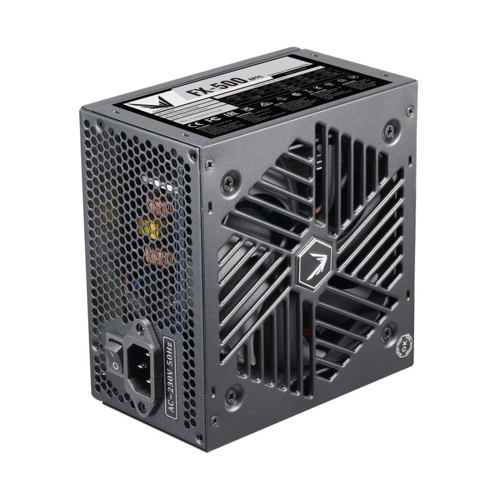 Блок питания Formula V FX-500, 500W, ATX, APFC, 20+4 pin, 4+4pin, 4*Sata, 3*Molex, 1*PCI-E 6+2 pin