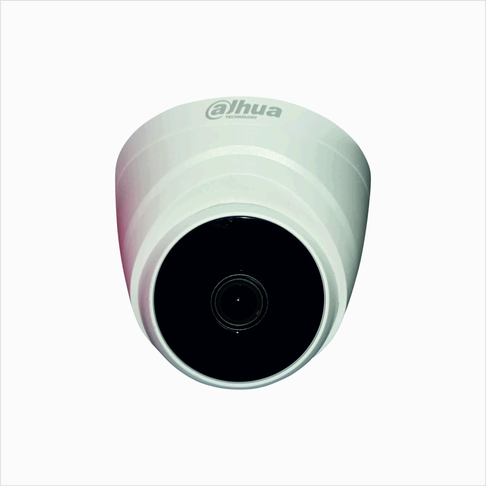 2 Мп AHD-камера, Dahua, DH-HAC-T1A21P-0280B, 2.8mm, купольная, пластик