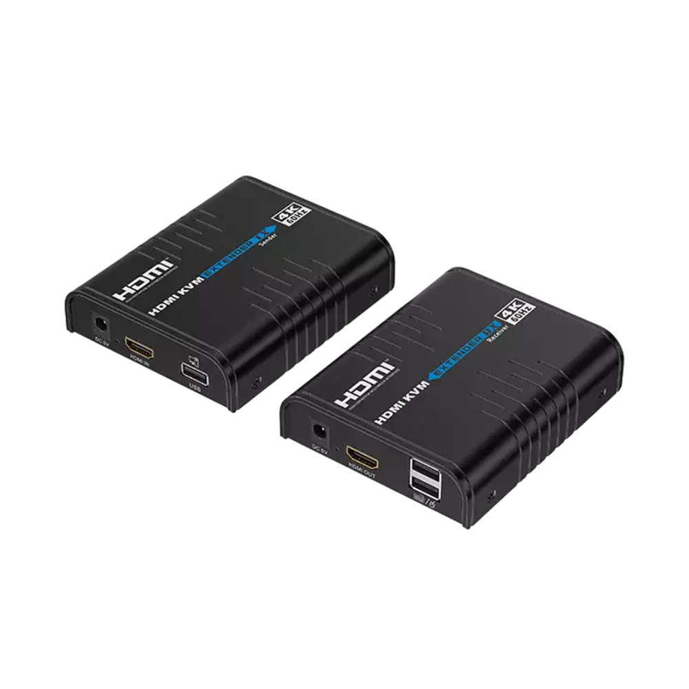 Удлинитель HDMI "Lenkeng" (model: LKV473KVM ), 4K, 120м.