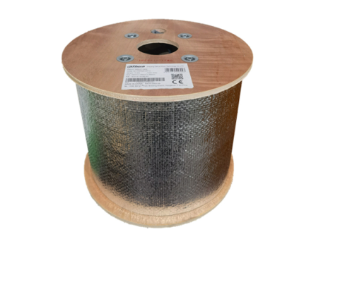 FTP indoor, Dahua, DH-PFM920I-5EF-C, Cat.5e, FTP, 4x2x1/0.52мм, PVC, (305m) (дерев.бухта)