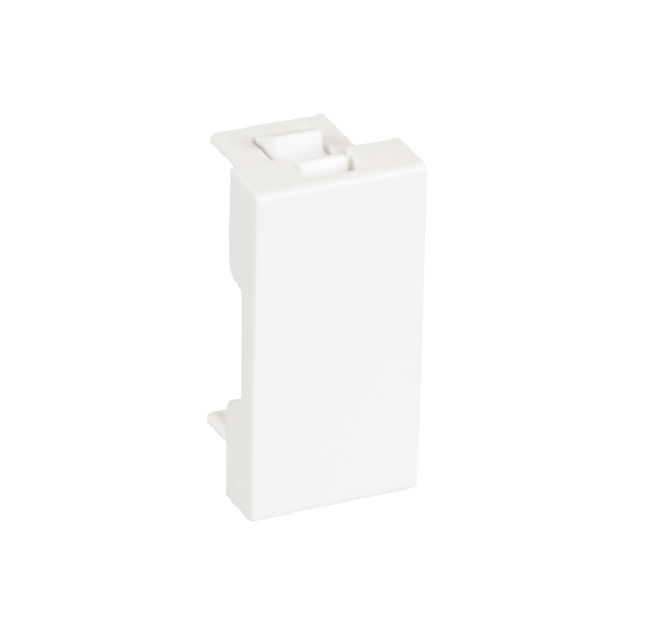 _Вставка-заглушка типа Mosaic 22,5x45 мм, белая (EC-IMH-0-WT-10)