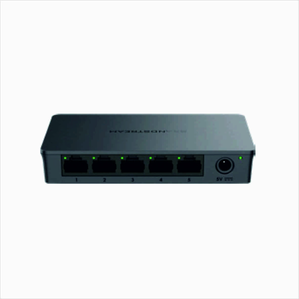 Коммутатор 5 port, "Grandstream" (GWN7700), 5х GbE RJ45, 10/100/1000 Mb/s