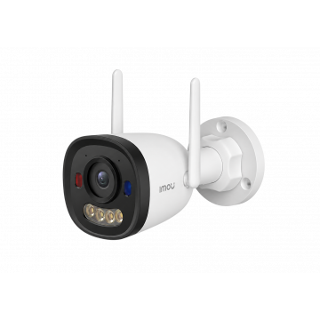 Wi-Fi видеокамера, Imou, Bullet 2E Pro 3MP/IPC-K3DP-3V0W-0280B-V, CMOS-матрица, 3 Мп, 12V 1A, белая