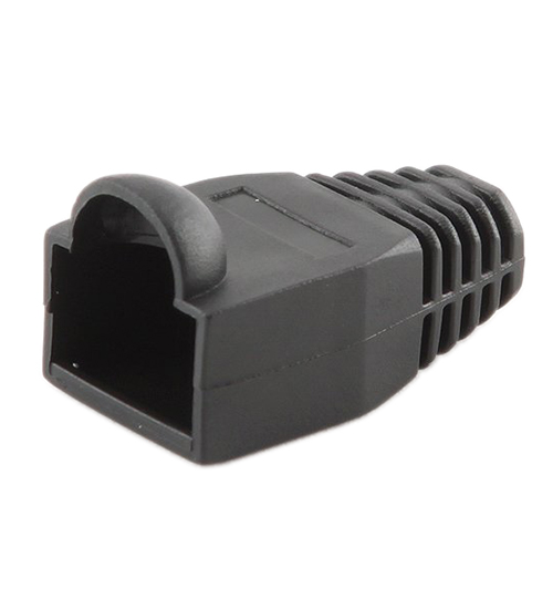 Колпачок изолирующий Cablexpert BT5BK/5 Boot for connector RJ-45, (100шт./упак.), black