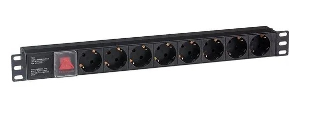 Сетевой фильтр G-Box PDU, 8 розеток, 1.5м кабеля