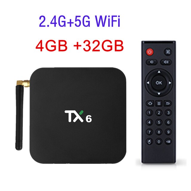 ТВ-приставка Tanix TX6, Android 9, Allwinner H616 2G16G, 4 + 32 ГБ