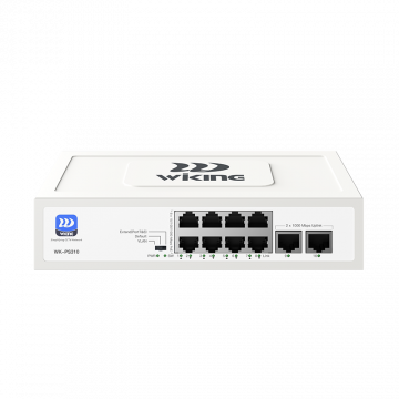 Коммутатор PoE 8 port, "Wi-Tek", WK-PS310, 10/100/1000Mbps