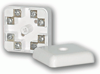 Коробка коммутационная, внутр., (КС-4), (42*42*20мм), белая