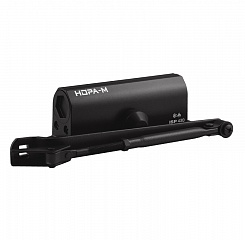 Доводчик НОРА-М 430 ISPARUS (от 50 до 120кг) (черный) морозостойкий