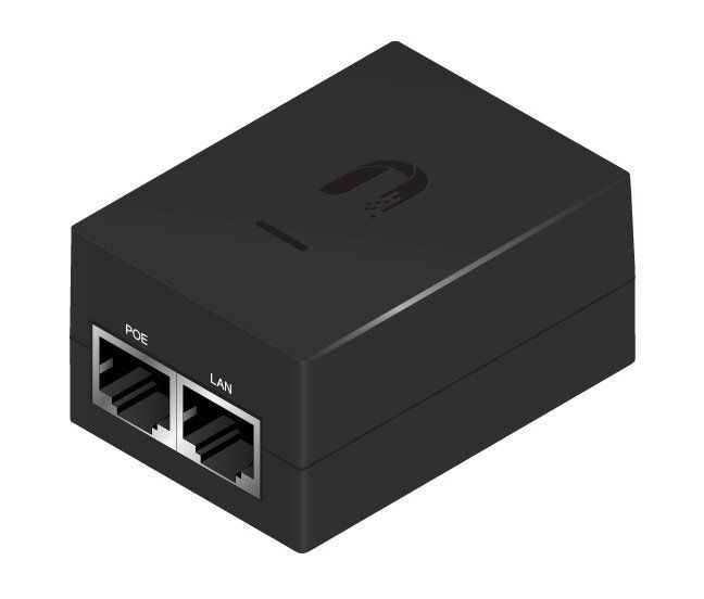 Блок питания (0.2A/24В) Passive PoE "UBIQUTI" POE 25-5W