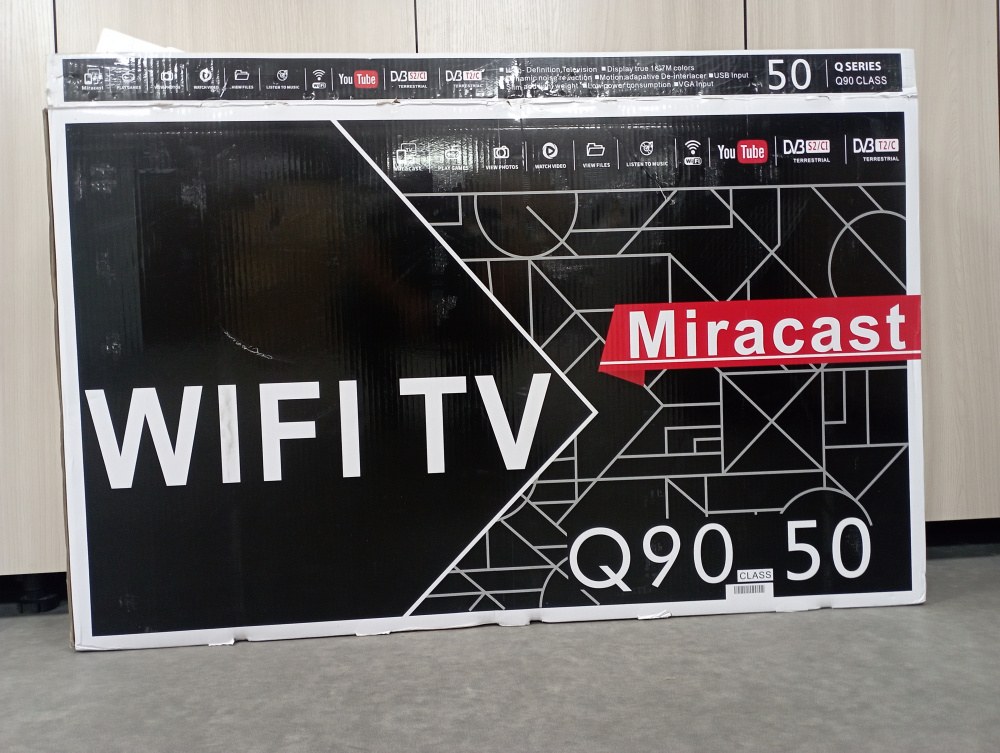 50" TV "Miracast", (model: WIFI5000S)