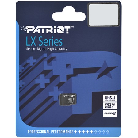 Карта памяти, Patriot, PSF64GMDC10, MicroSDXC 64GB