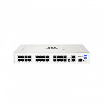 Коммутатор PoE 24 port, "Wi-Tek", WK-PS227GF, 1000Mbps