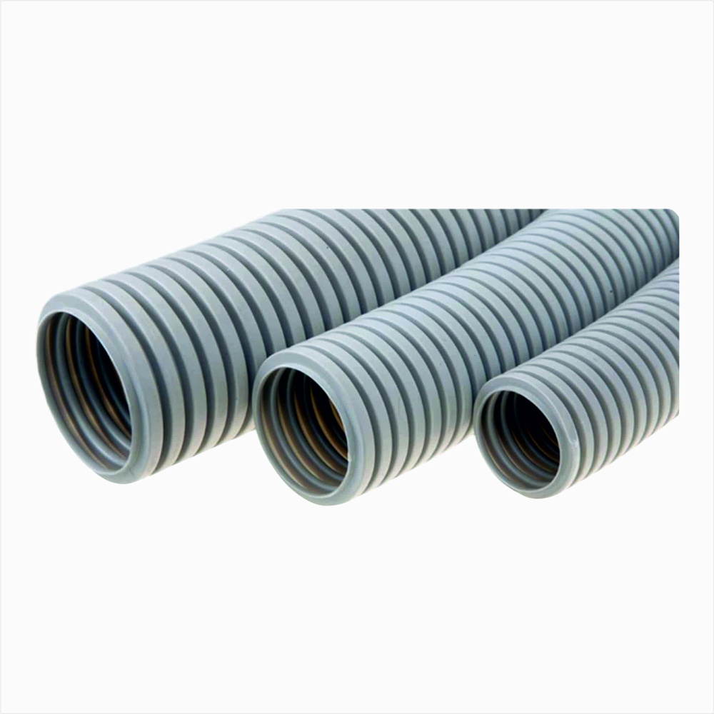 Гофра рукав d25 (серый) (75м/б)