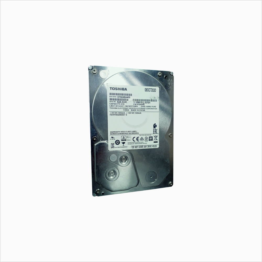 Жесткий диск HDD 4000 Gb "TOSHIBA", SATA-III, 3,5 IntelliPower 64MB