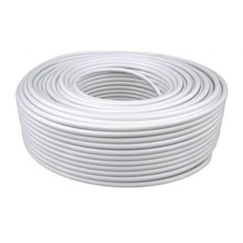 Кабель КВК коакс-й провод "ARION:F670BV" белый, дерев. бух /ВН