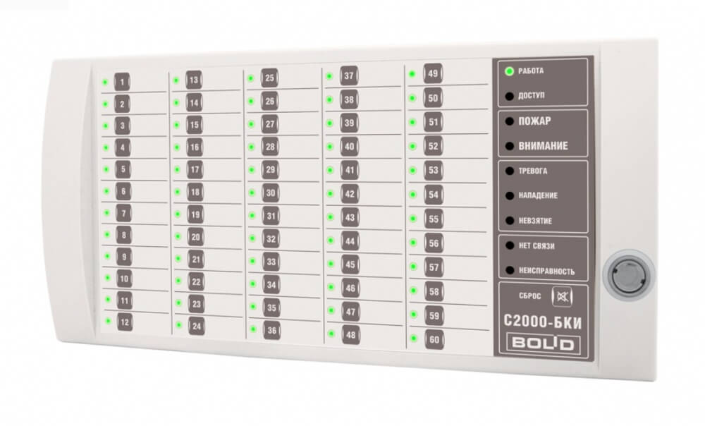 Блок индикации с клавиатурой С2000-БКИ