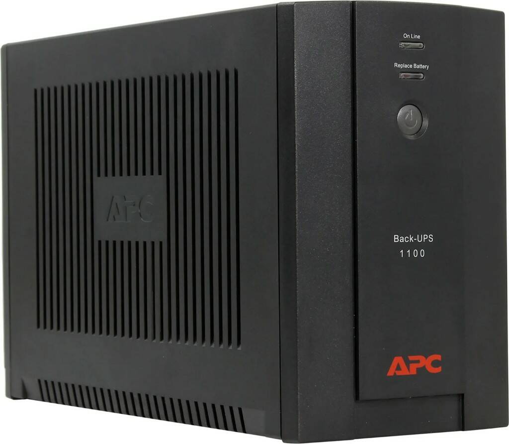 Источник бесперебойного питания "APC" Back-UPS 1100, IEC BX1100LI, (1100 ВА, 550 Watts)