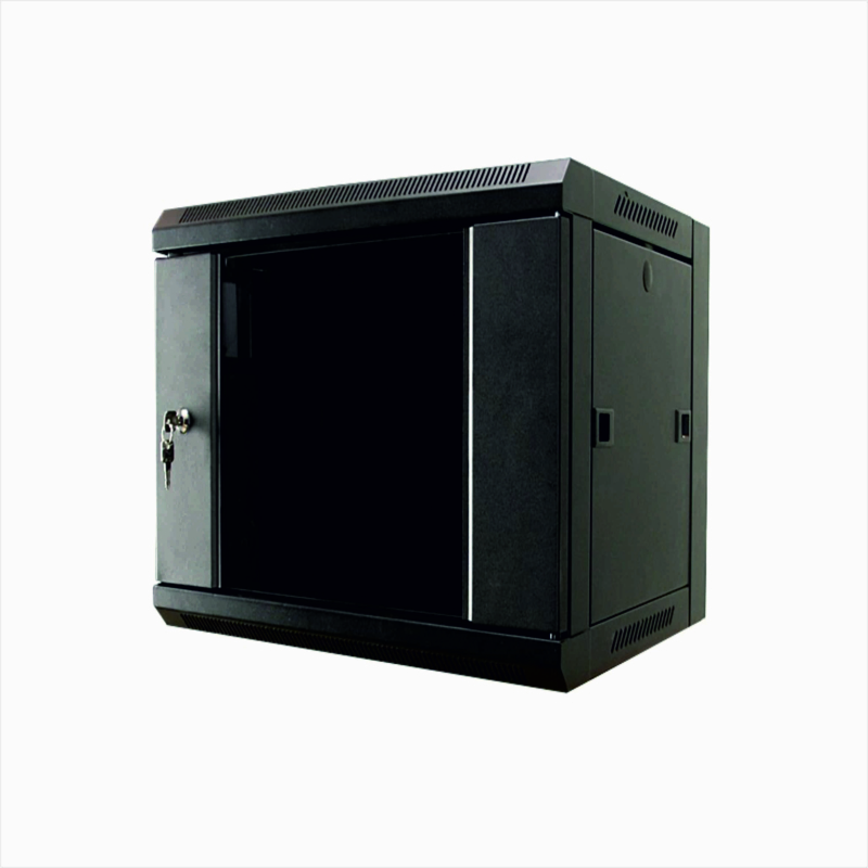 Шкаф коммуникационный настенный 9U (530*400*450) чёрный