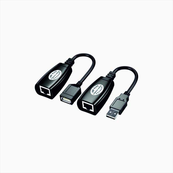 Удлинитель "USB Extenders Adapter up 150ft" (USB удлинитель 45м) по UTP Cat5/Cat5E/cat6;37