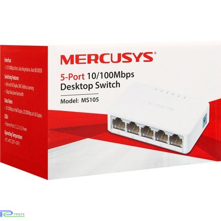 Коммутатор 5 port "MERCUSYS" (MS105) 10/100Mb/s