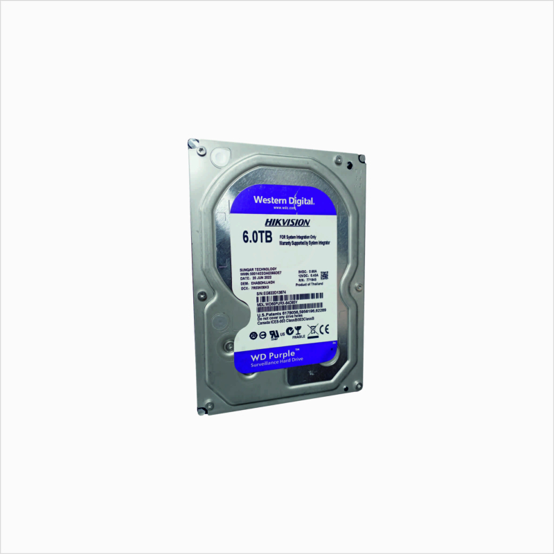 Жесткий диск HDD 6000 Gb Western Digital (WD60EZAZ), 3.5", 256Mb, SATA III, Blue