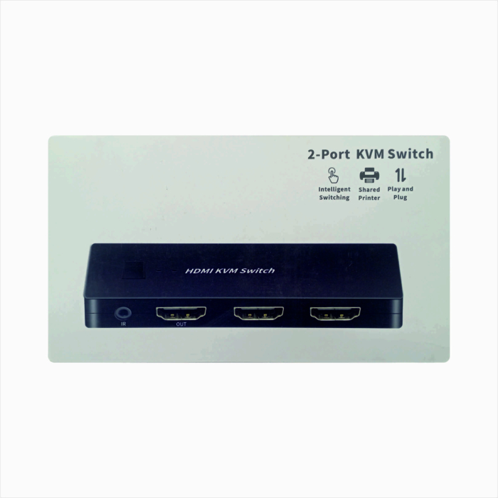 Разветвитель, HDMI KVM Switch, 2 ports, sunqar sr-21ha, с переключением мониторов