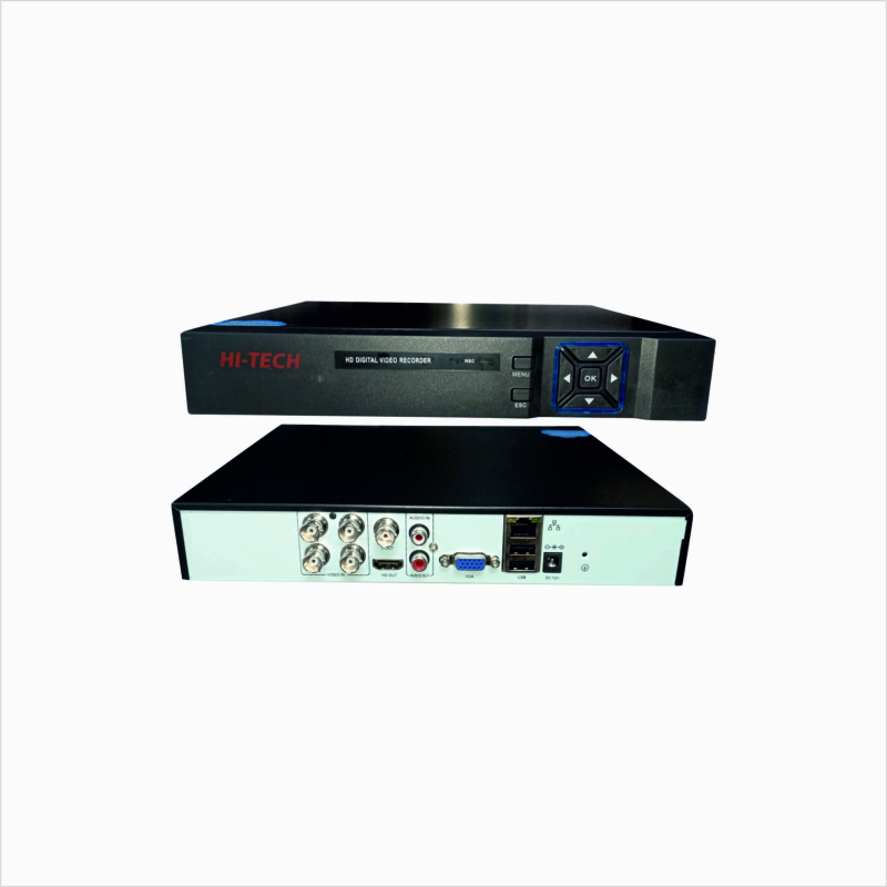 4 кан. Гибридный видеорегистратор "HI-TECH" (DVR-6204-XM) 1-sata/5Мп/xmaye