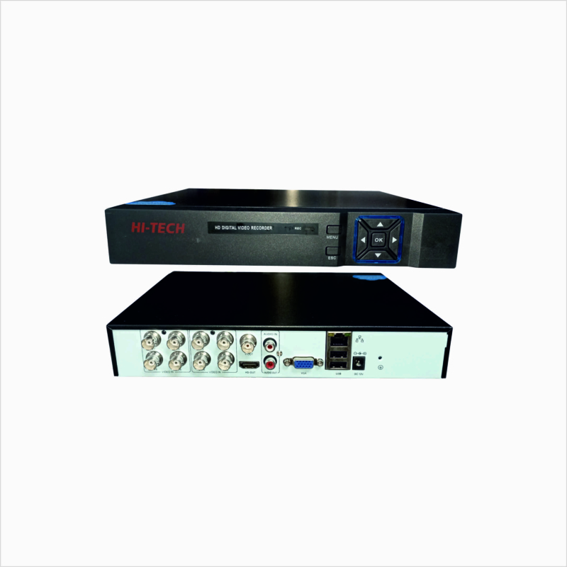 8 кан. Гибридный видеорегистратор "HI-TECH" (DVR-6208-XM) 1-sata/5Мп/xmaye