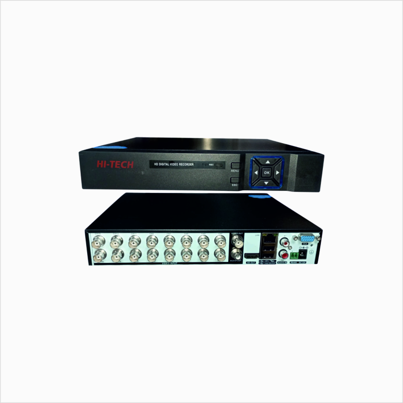16 кан. Гибридный видеорегистратор "HI-TECH" (DVR-6216-XM) 1-sata/5Мп/xmaye