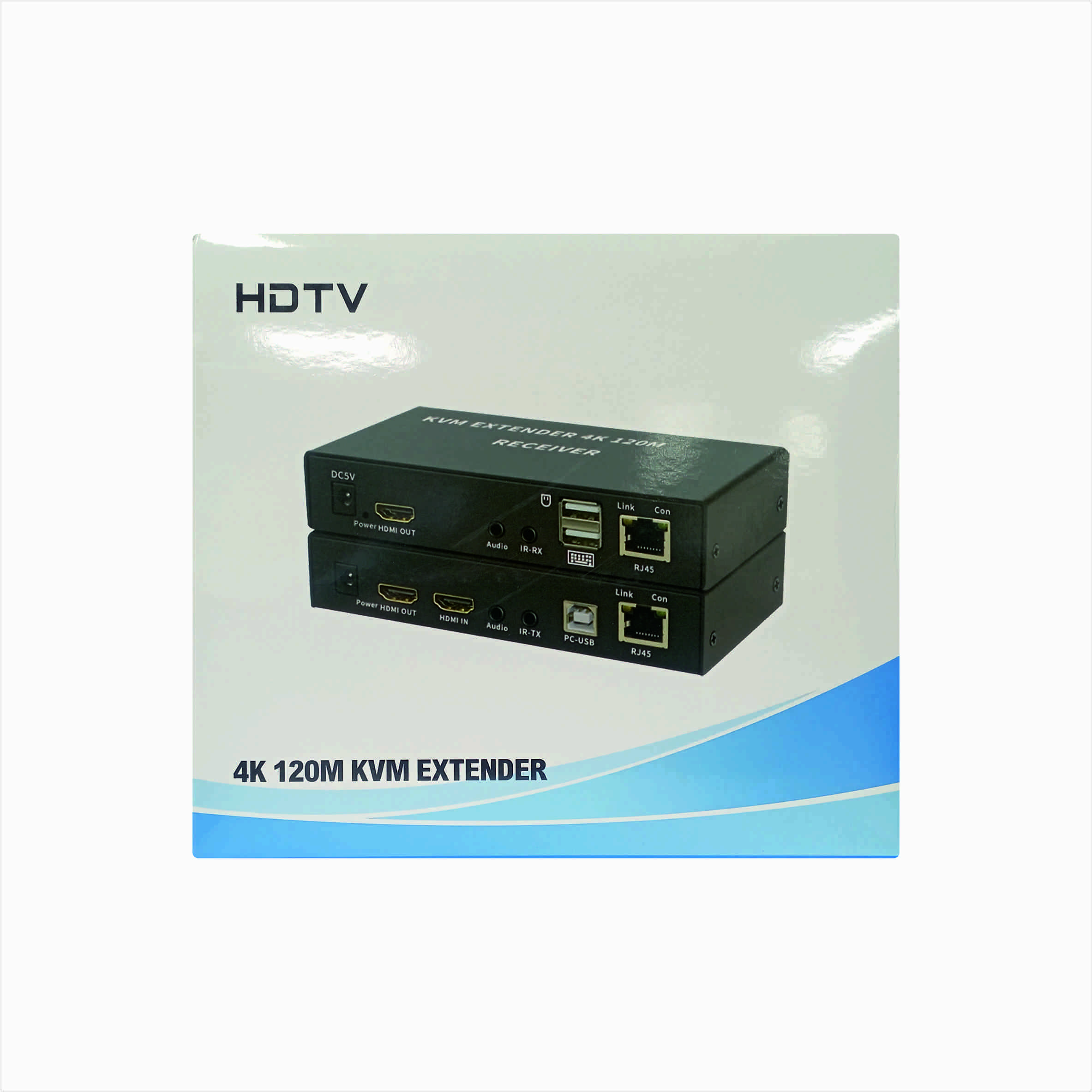 Extender HDMI (удлинитель до 60м RJ-45), USB управление