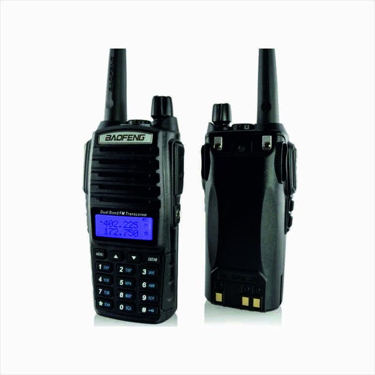 Рация "Baofeng UV-82" UHF 400-470MHz, 2-х диапозонная, (1шт)+гарнитура