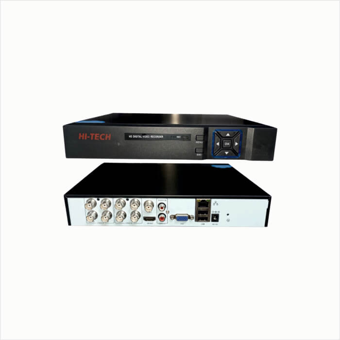 8 кан. Гибридный видеорегистратор "HI-TECH" (XM DVR-6208-1080n) 1-sata/2Мп/xmaye
