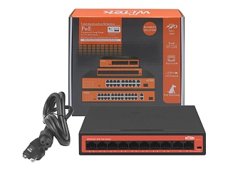 Коммутатор PoE 8 port, Wi-Tek WI-PS210H, 10/100Mbps