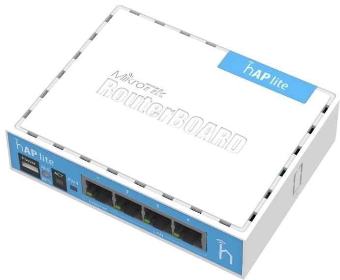 Беспроводной маршрутизатор Mikrotik hAP lite (RouterOS L4)