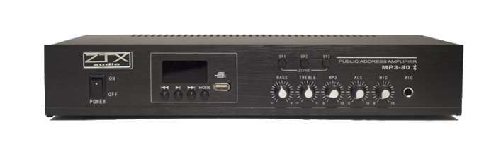 Усилитель трансляционный "ZTX audio" (model: MP3-80)