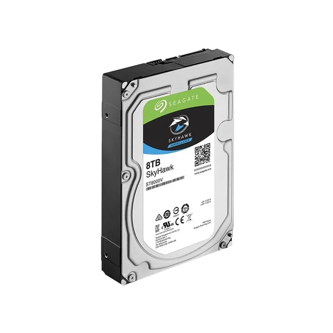 Жесткий диск HDD 8000 Gb Seagate SkyHawk, ST8000VX009, HDD 8Tb, SATA 6Gb/s, 3.5", 256MB, 7200 RPM