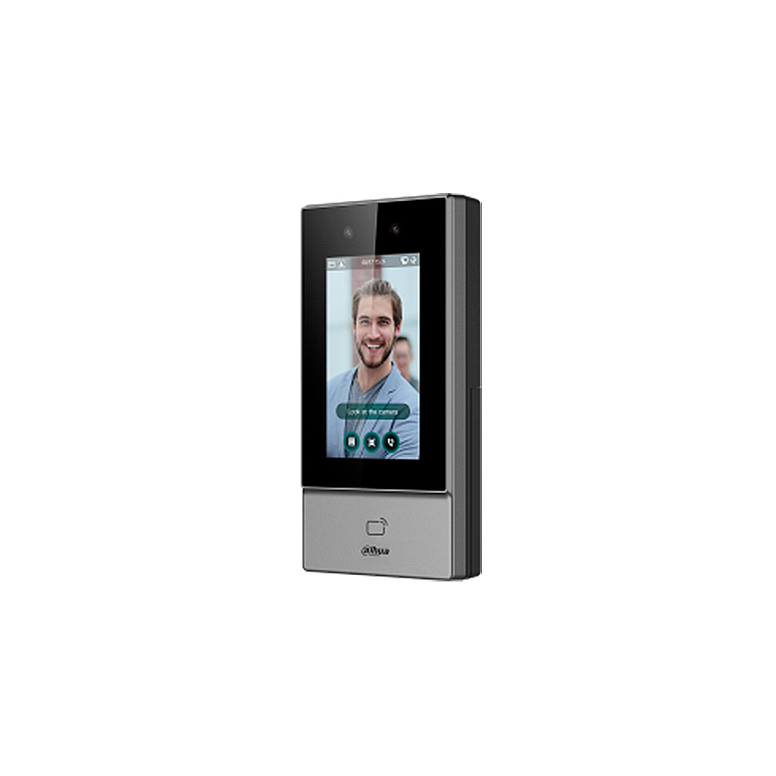 Контроллер доступа, Dahua, DHI-ASI6213S-PW (12В), 4.3'' cенсорный ЖК-дисплей с разрешением 480×272