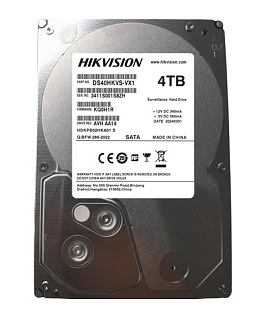 Жесткий диск HDD 4000 Gb, Hikvision, DS40HKVS-VX1, SATA-III, 6 Гбит/с