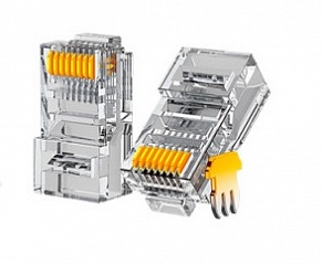 Коннектор RJ-45, Cat.5e, "EVO", RJ45-1U, (100шт./упак.)
