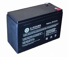 Аккумуляторная батарея, G-POWER, GP-S12-7.5AH, 12V/7.5Ah